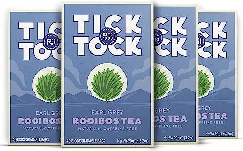 Tick Tock Grey Rooibos Tea Caffeine-Free Tea Sweet