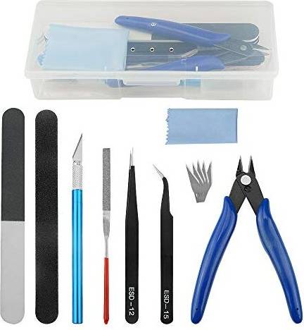 13 PCS Gundam Model Tools Kit Modeler Basic Tools Hobby Building Tools Kit for Cars Airplanes Model Assemble Building Repairing and Fixing