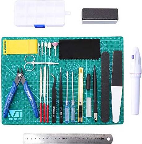 Gundam Model Tools Kit Model Basic Tools Craft Set Hobby Building Craft Set for Basic Model Building Repairing and Fixing 26 Pcs