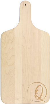 Paddle board accessories Designs Direct Circle Monogram Maple Paddle Chopping Board