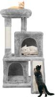 Cat Tree with Double Condos Light