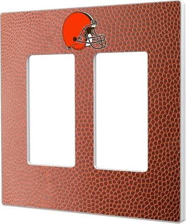 Keyscaper Football Design Double Rocker Light Switch Plate