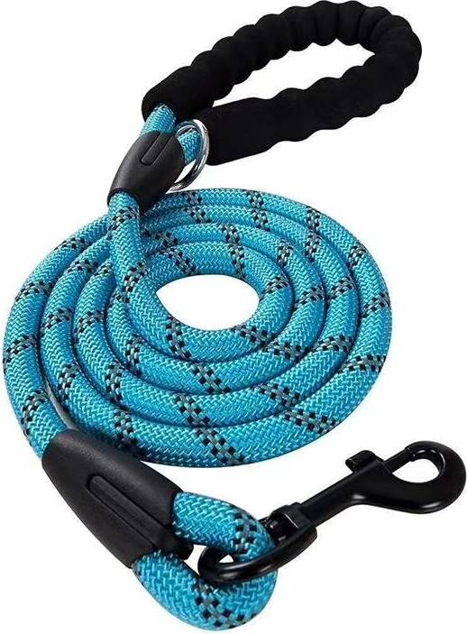 WiZ Blue, Extra Small Small 1.5m Reflective Rope Dog
