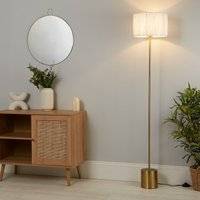 Homebase Raffia Floor Lamp
