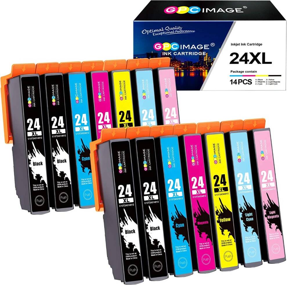 Compatible GPC Image 24XL Photo XP-55 XP-950 XP-860 XP-960 XP-750