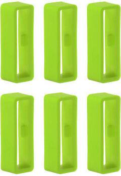 Uxcell 6pcs 26mm Rubber Watch Strap Loop Rings