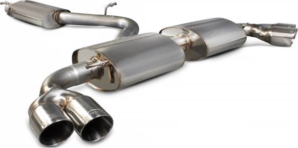 Scorpion Resonated 2.75 Cat Back Exhaust System