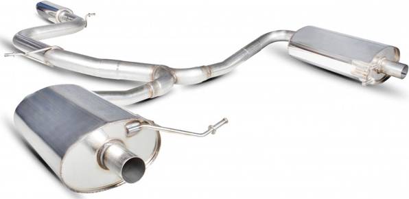 Scorpion Resonated 2.5 Cat Back Exhaust System