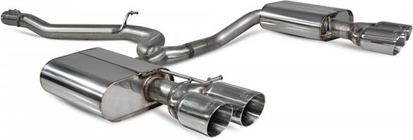 Scorpion Non-Resonated 3.15 Cat Back Exhaust System