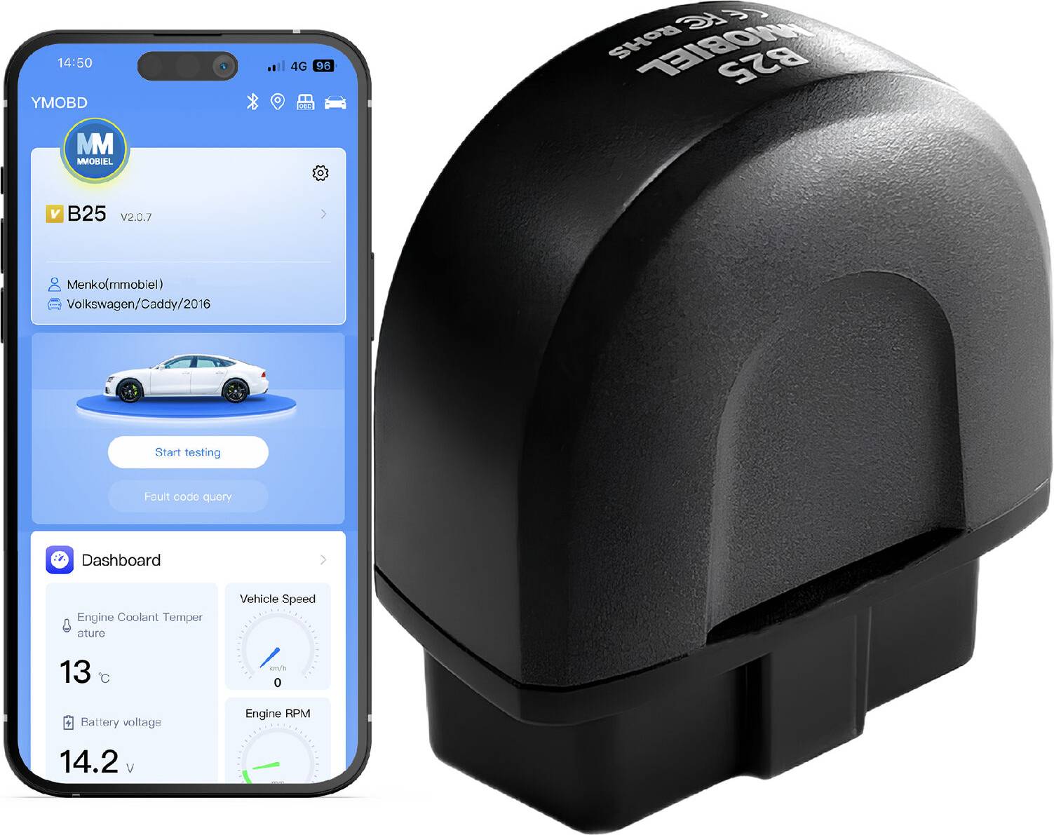Obd Mmobiel OBD2 Bluetooth Scanner Pro