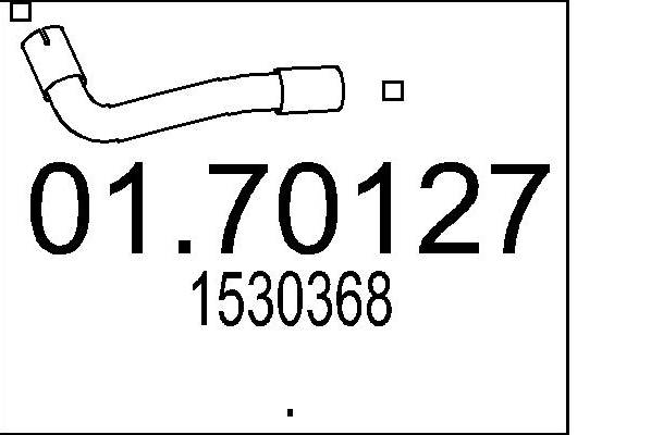 01.70127 Exhaust Pipe Rear