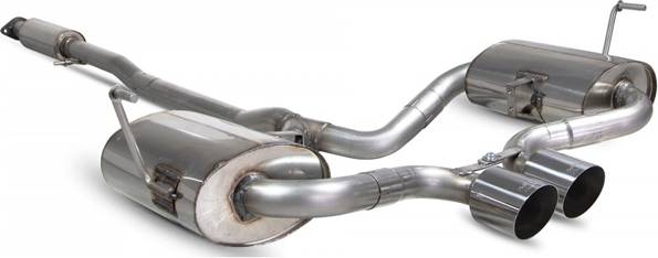 Scorpion Resonated 2.25 Cat Back Exhaust System
