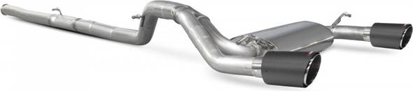 Scorpion Non-Resonated 3 Cat Back Exhaust System