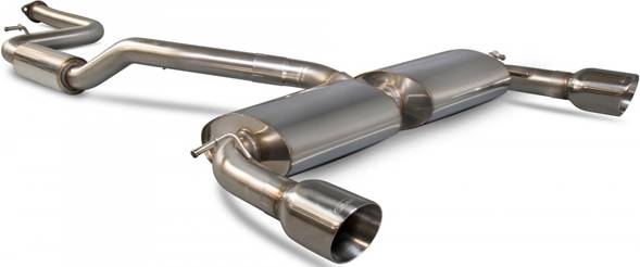 Scorpion Resonated 2.5 Cat Back Exhaust System