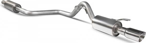 Scorpion Resonated 2.25 Secondary Cat Back Exhaust System