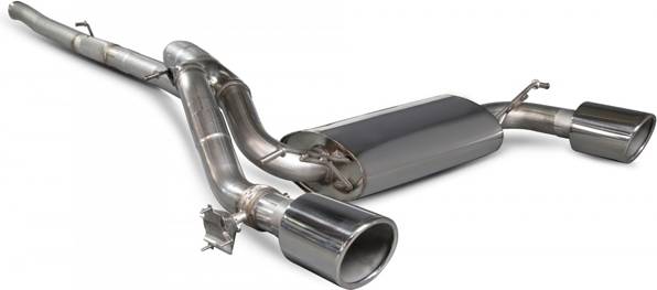 Scorpion Non-Resonated 3 Cat Back Exhaust System
