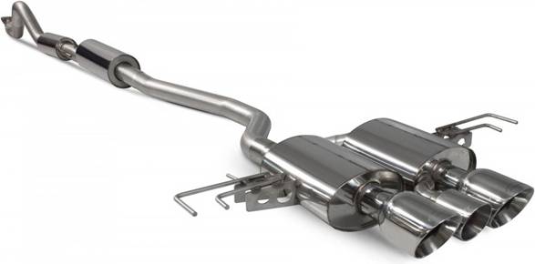 Scorpion Resonated 3 Cat Back Exhaust System