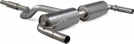 Scorpion Resonated 2.5 Cat Back Exhaust System