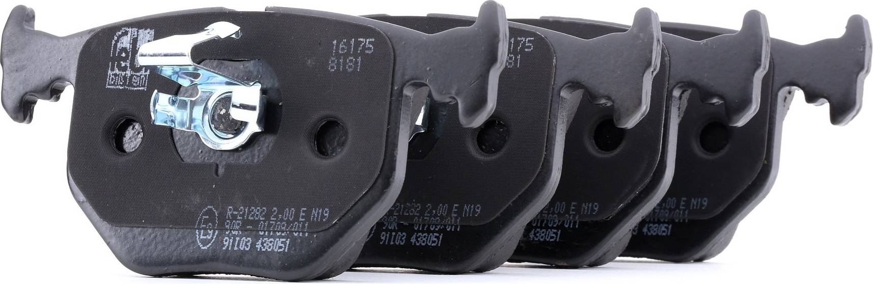 FEBI BILSTEIN Brake Pad Set 16175 Rear Axle