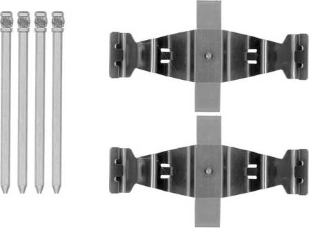 Car brake pads and disc Bosch Accessory Kit Disc Brake Pads