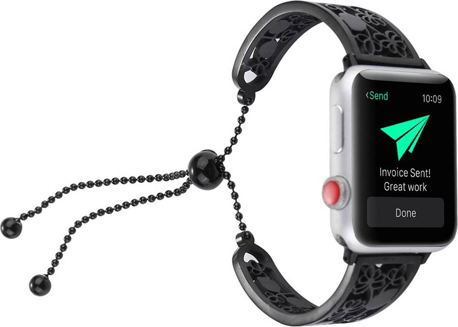 Apple Watch 38mm Flower Pattern Décor Watch Strap
