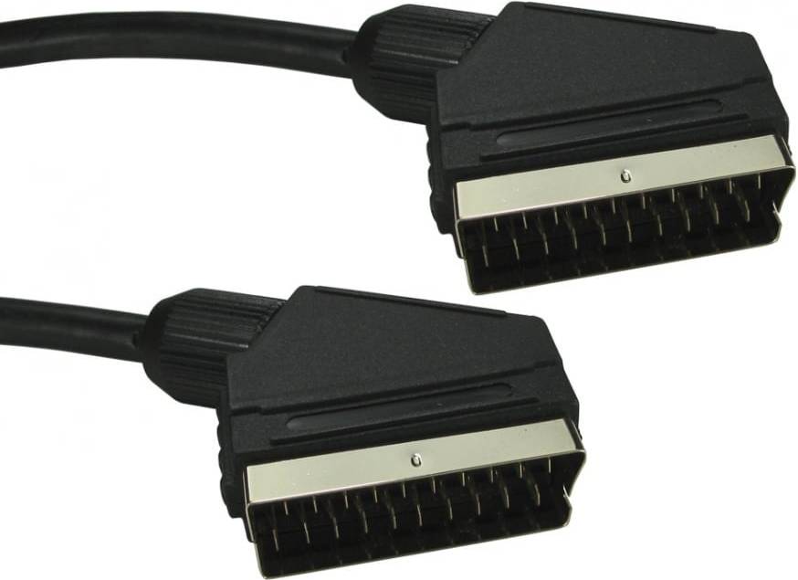 Cables Direct 3m Gold SCART Video