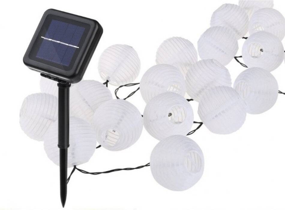 Keshen 10LEDs Solar Lantern Shape String Light