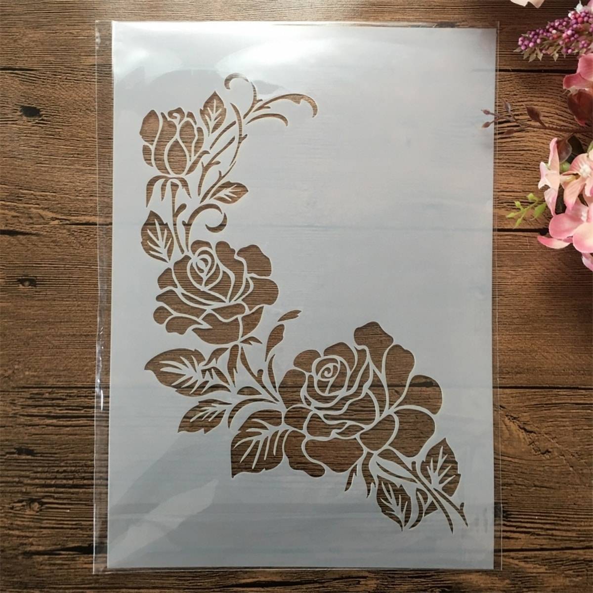 Shein Flower Design Drawing Template
