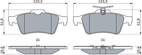 Bosch Brake Pad Set