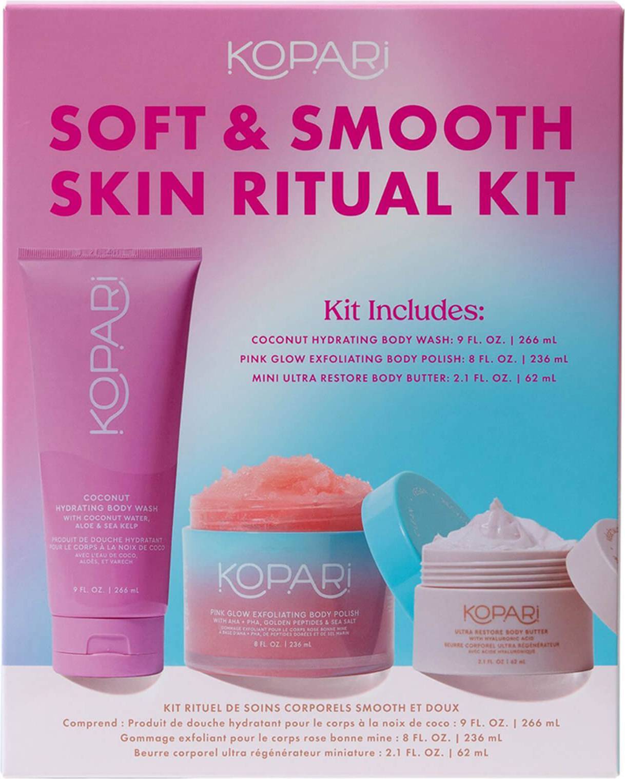 Kopari Beauty Soft and Smooth Skin Ritual Set