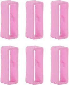 Uxcell 6pcs 18mm Rubber Watch Strap Loop Rings