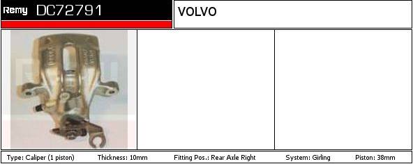 Delco Remy DC72791 Brake Caliper