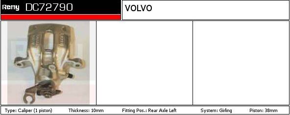 Delco Remy DC72790 Brake Caliper