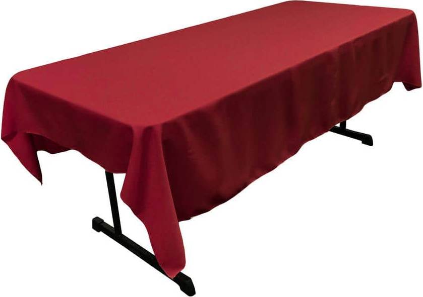 Polyester Poplin 60 by 84 Inch Rectangular Cranberry