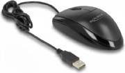 DeLock 12106 Optisk USB Mus - Sort