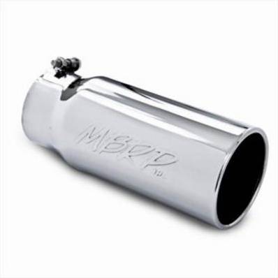 MBRP Universal Utblås 5'' O.D Rakt Rullade Kanter 4'' In 12'' T304