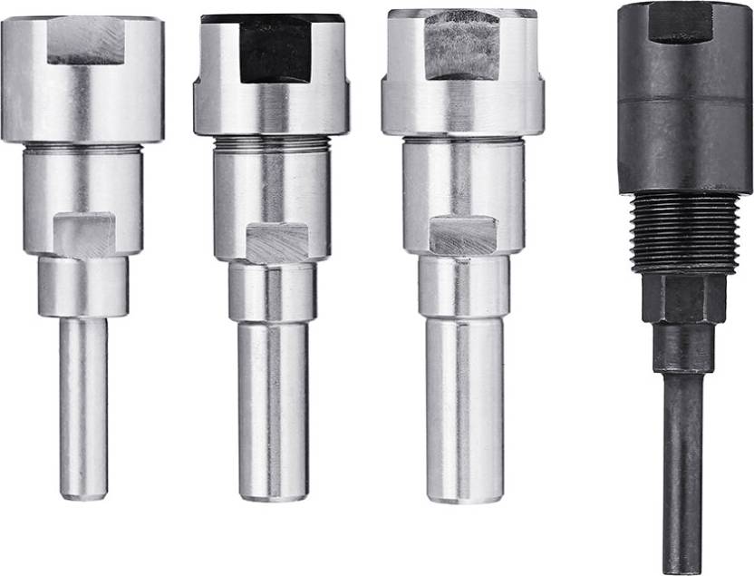 Drillpro Drillpro 1/4 Inch 8mm 12mm 1/2 Inch Straight Shank Router Bit Collet Engraving Machine Extension Rod