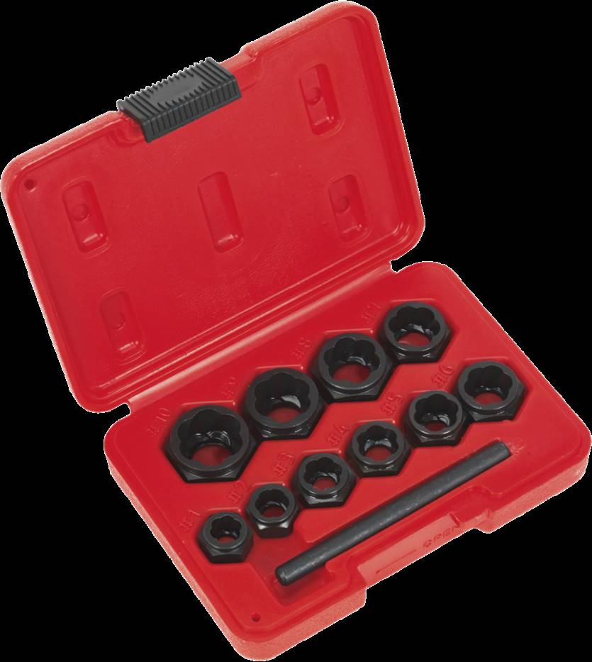 Sealey Bolt Extractor Set 11pc Spanner