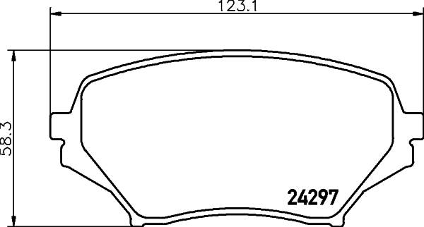 Mintex Front Axle Brake Pads Set