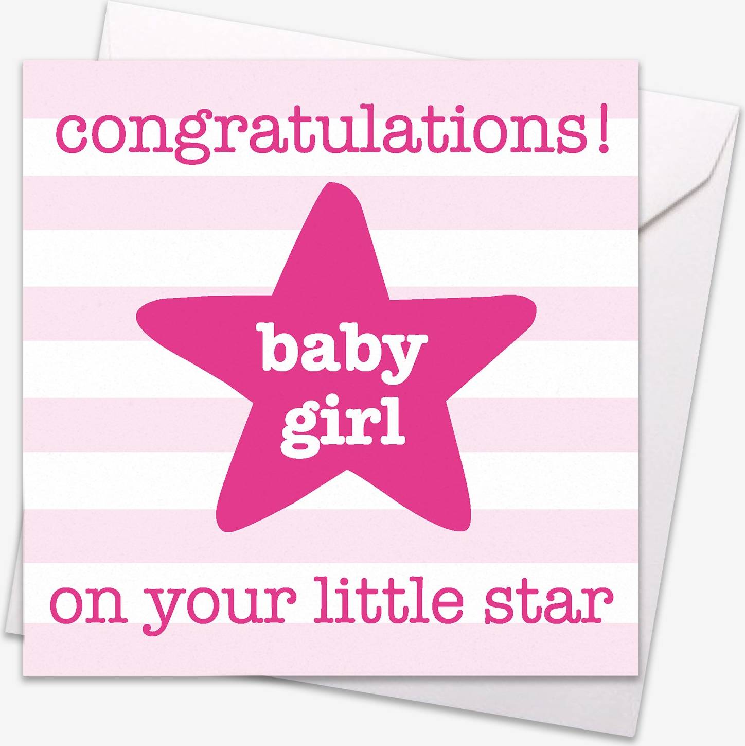 Pink Star Card