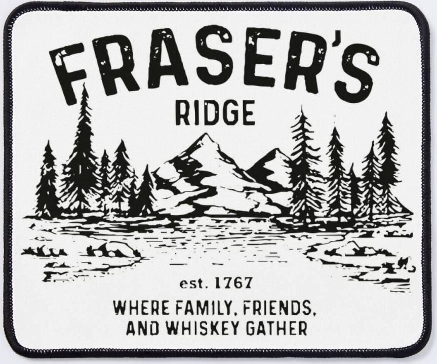 BearLad Mouse Pad Frasers Ridge, Outlander Mousepad