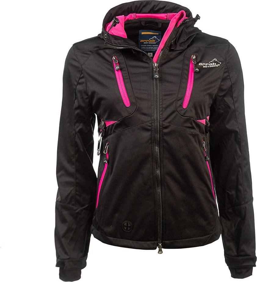 Softshelljacket - Black/Pink
