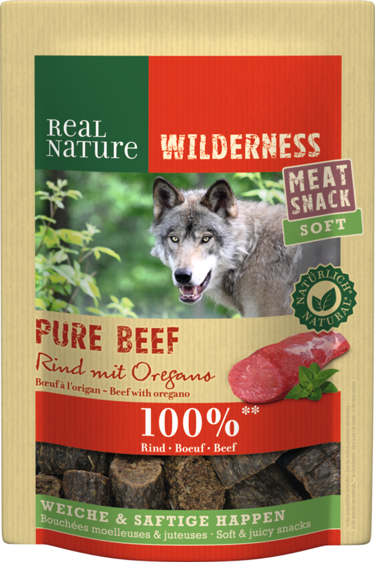 Real nature wilderness hundefutter REAL NATURE WILDERNESS Snack Soft 150g Rind