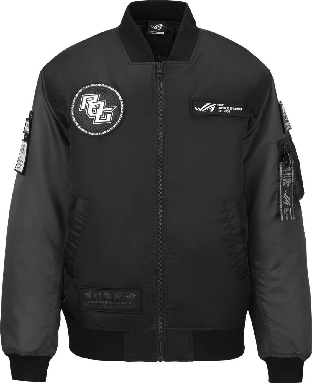 ASUS ROG Cosmic Bomber Jacket - Black/Grey