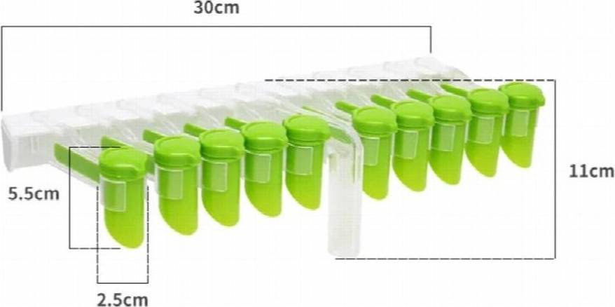 Punch bag stand Wall-Mounted Spice Bag Rack Bag Sealing Clips