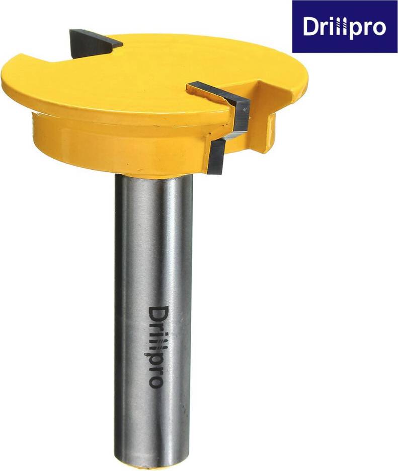 Drillpro Drillpro RB1 1/2 Inch Shank Rail Stile Router Bit Shaker Woodworking Chisel Cutter Set