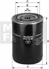 MANN-FILTER Oliefilter Morgan~Land Rover Rover