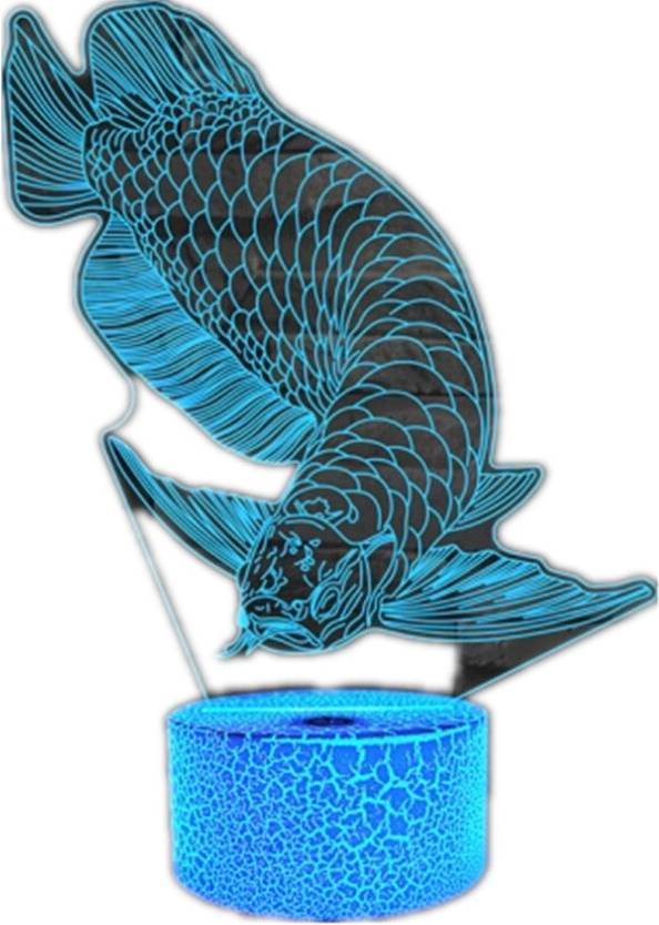Keshen Fish Shape 3D Colorful Vision Table Lamp