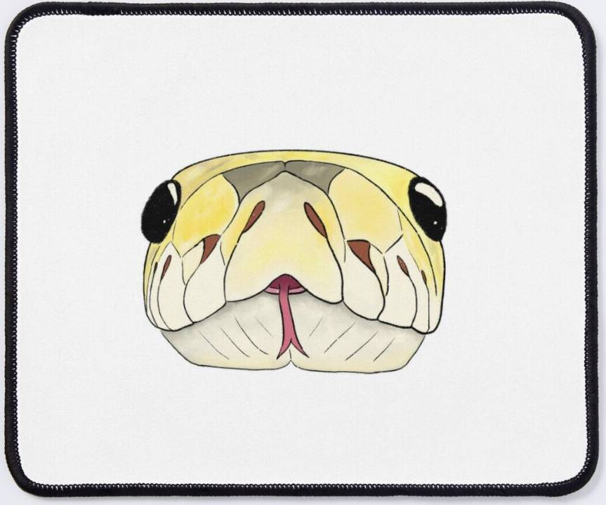 BearLad Mouse Pad Jellybean the SD Reticulated Python 11.8