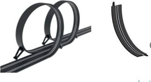 Scalextric Compact 1:43 Double Looping Set